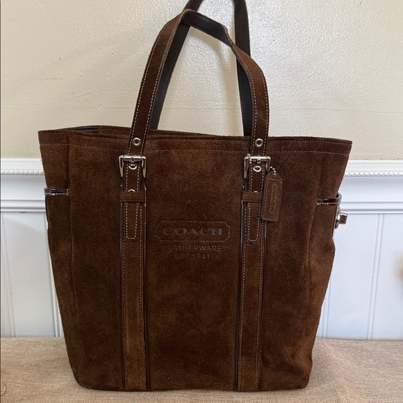 Coach Other - Coach vintage 2005 suede Hampton tote